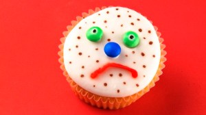 The good news is: here's a cake!  The bad news is: it's sad :(