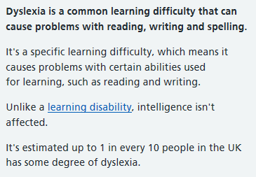 What is Dyslexia